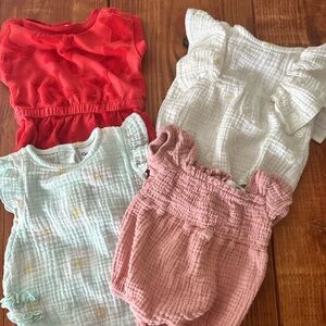 Baby Girl Onesie Outfits - 0-3 months